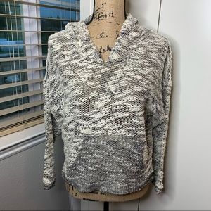 Kaii Marled Style Woven Hoodie Sweatshirt
